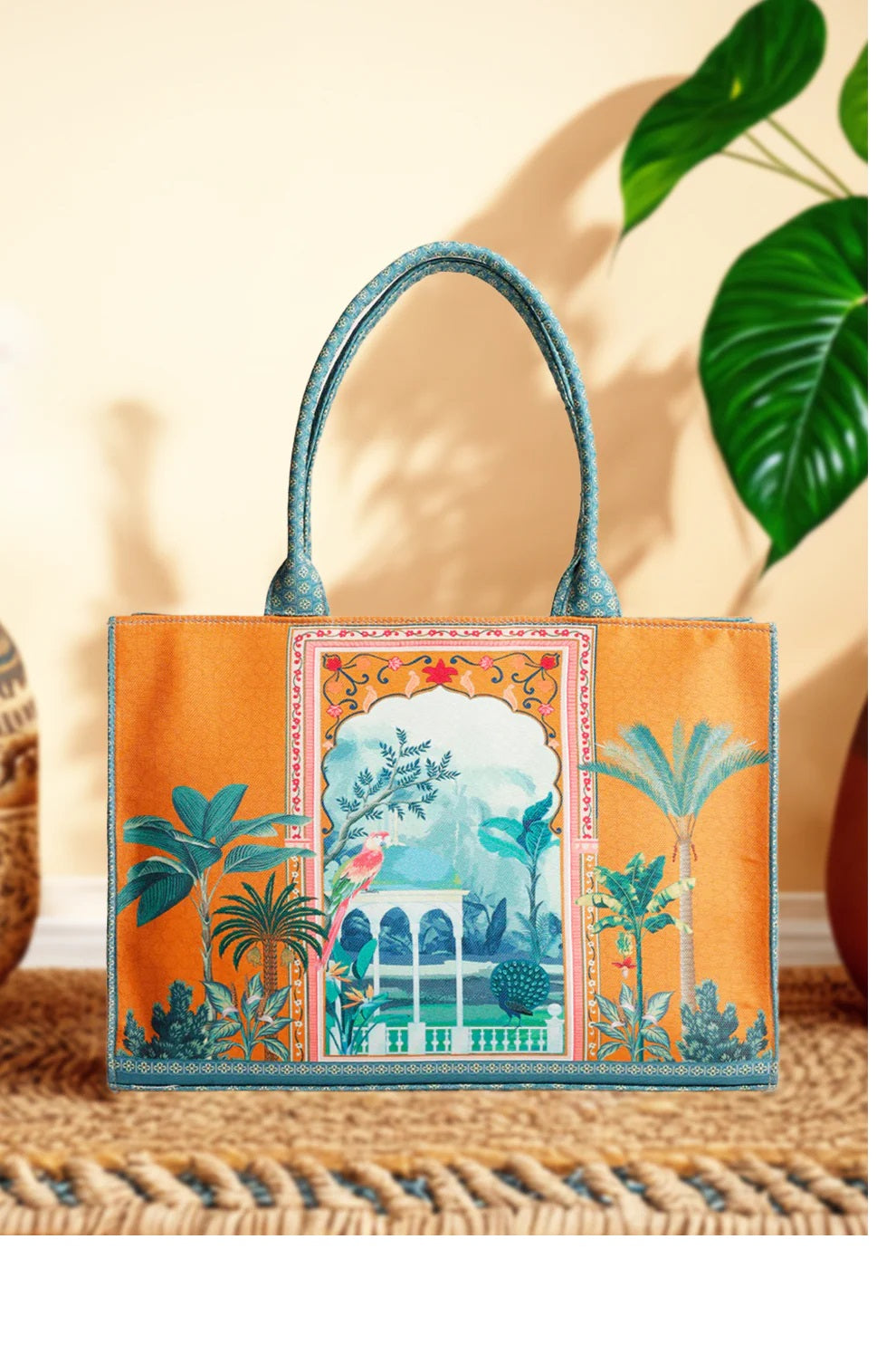 The Cucko - Fineur Canvas Tote Tropical Vibes