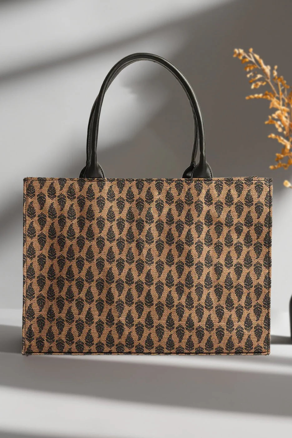 The Cucko - Fineur Canvas Tote Premium Handle - Brown