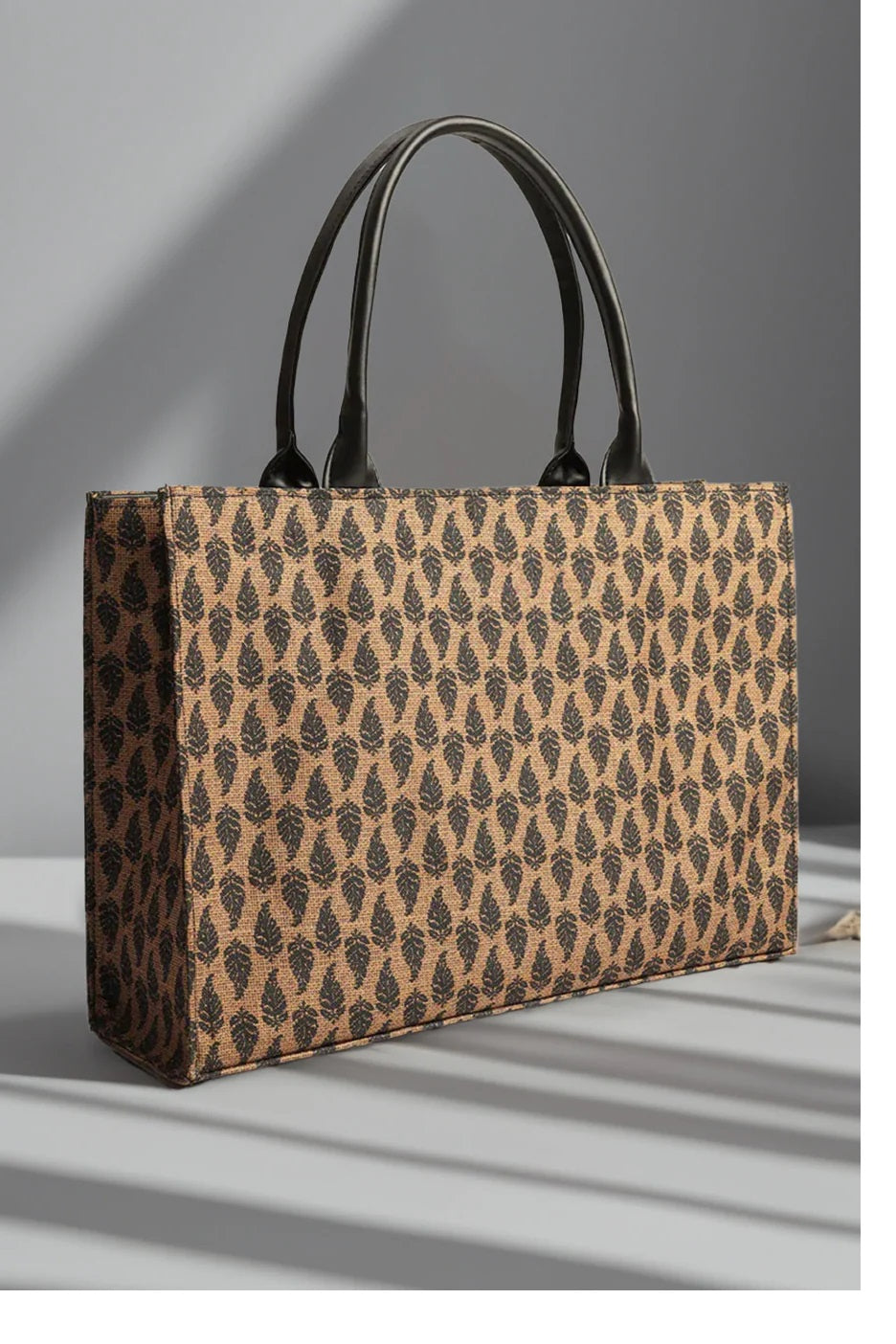 The Cucko - Fineur Canvas Tote Premium Handle - Brown